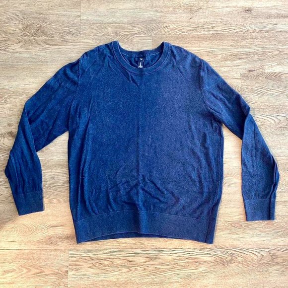 Men's GAP Blue 100% Cotton Sweater - Picture 1 of 9